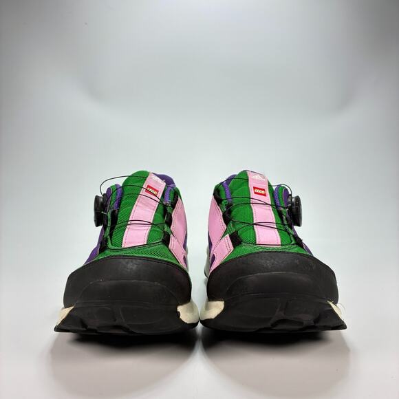 Adidas Terrex Agravic BOA x LEGO Green Purple Trail Running Shoes Youth Size 5 - Picture 2 of 10
